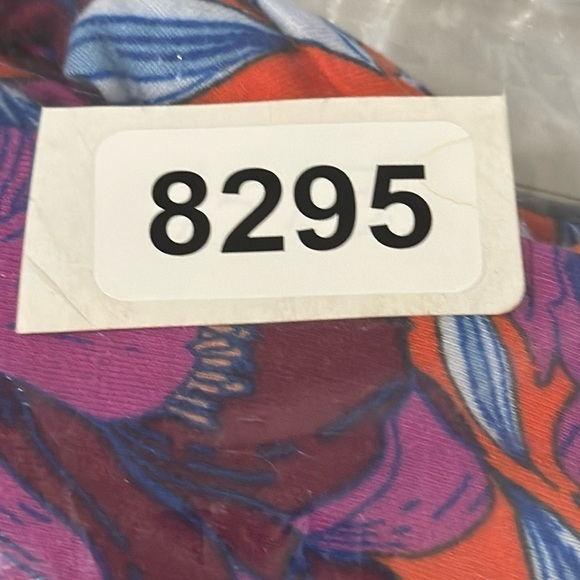 Free People Keepin On Blouse Women Size M Orange Stretch Knit Cross Over - Picture 16 of 16